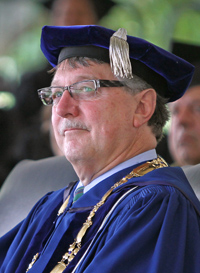 UMW President Richard V. Hurley at the Commencement for the Class of 2010.